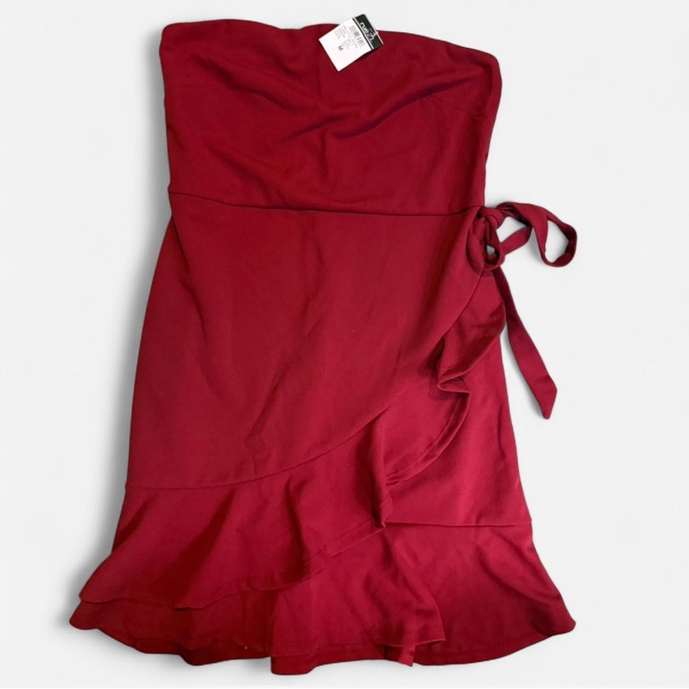 Strapless Red Dress